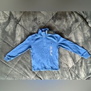 Ralph Lauren Men's Royal Blue Half-Zip Sweater